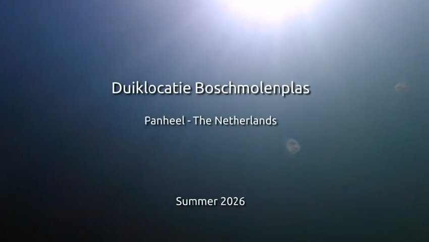 Diving Boshmolenplas, The Netherlands